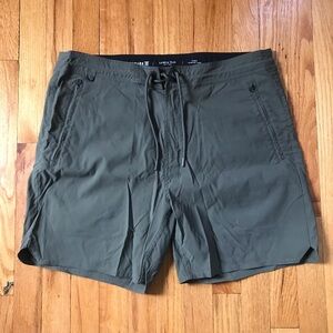 Roark Layover Trail Olive Shorts 36